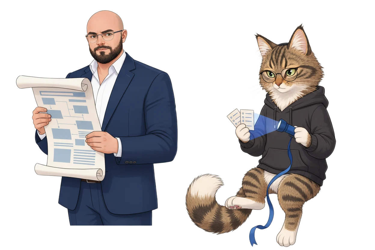 Сергей и Марсель работают над задачей: SEO-аудит сайта клиники